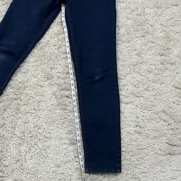 Women’s R Jeans High Rise Dark Blue Stretch Denim Jeans - Picture 8 of 10